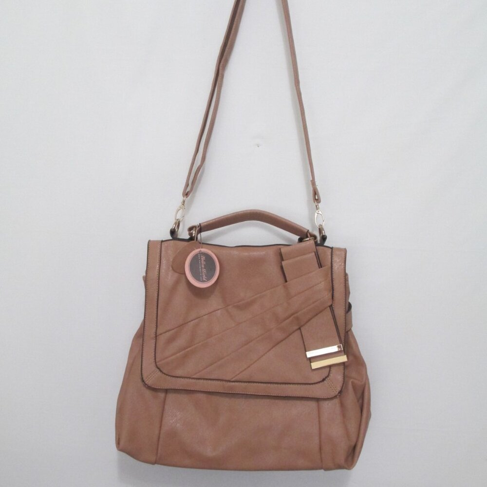 NWT Mellow World XL Crossbody Convertible Purse Tan
